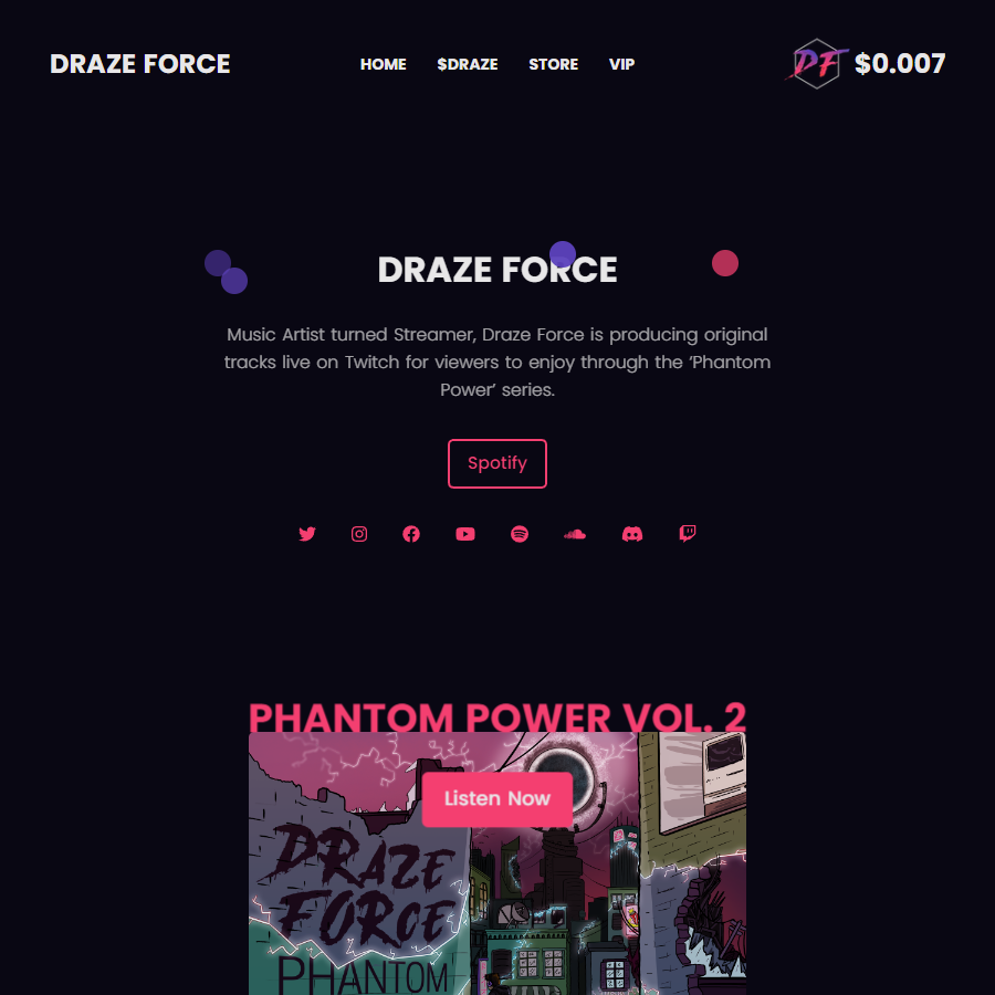 Draze Force Website